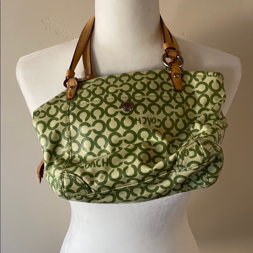 Green Coach Bag